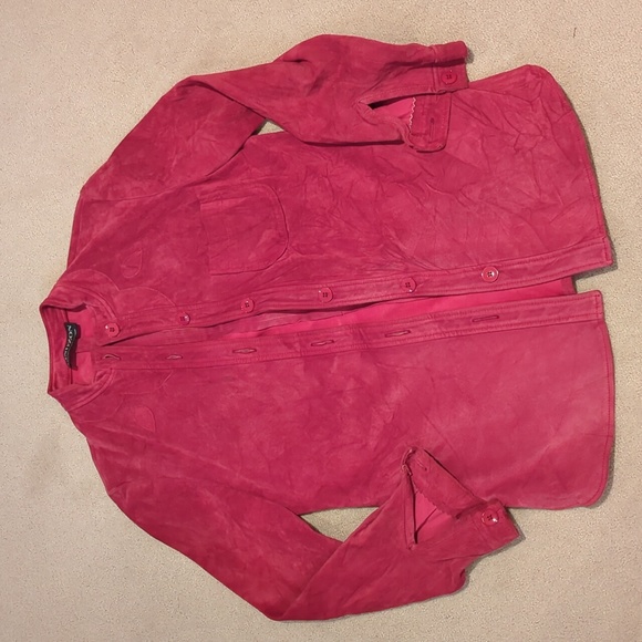 Suede button up - Picture 1 of 3